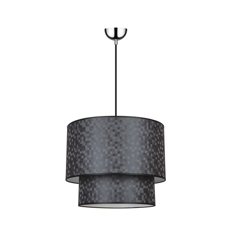 Diva Pendant Lamp 1xE27 Max.60W Chrome/Transparent/Anthracite