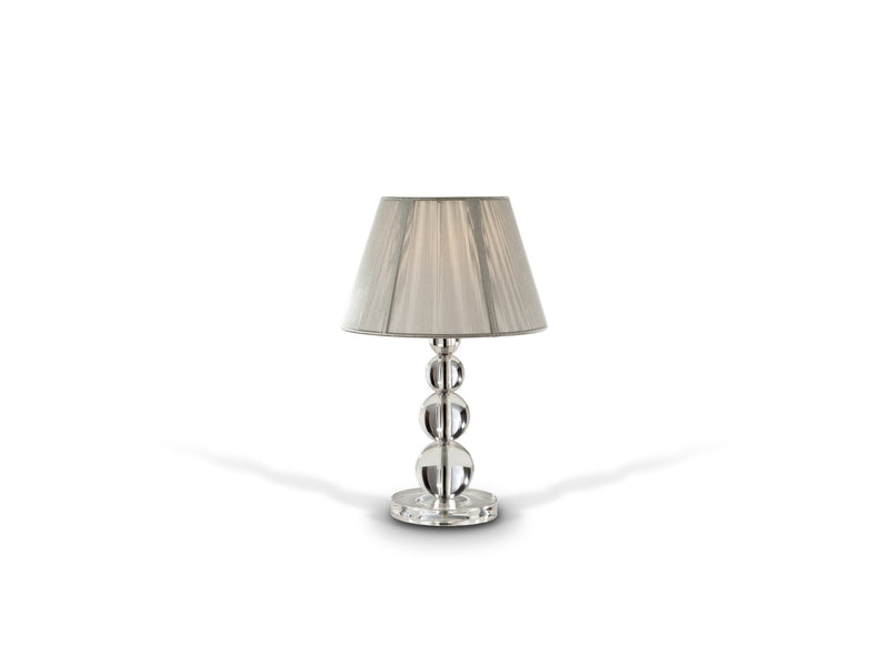 MERCURY small table lamp 1l, clear