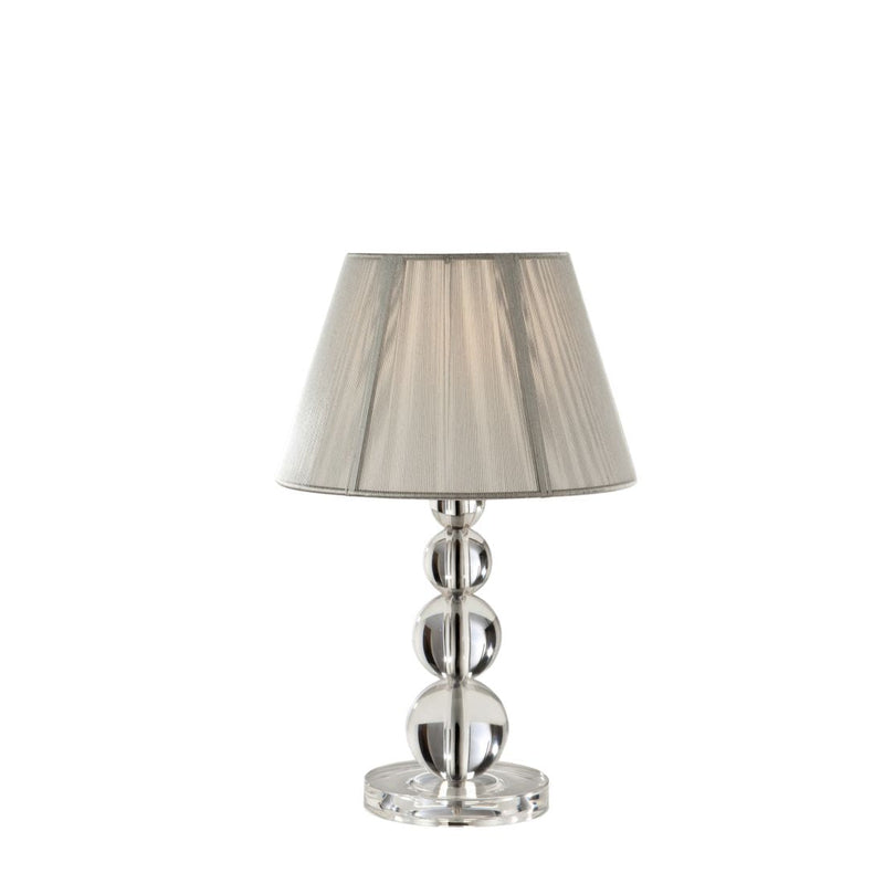 MERCURY small table lamp 1l, clear