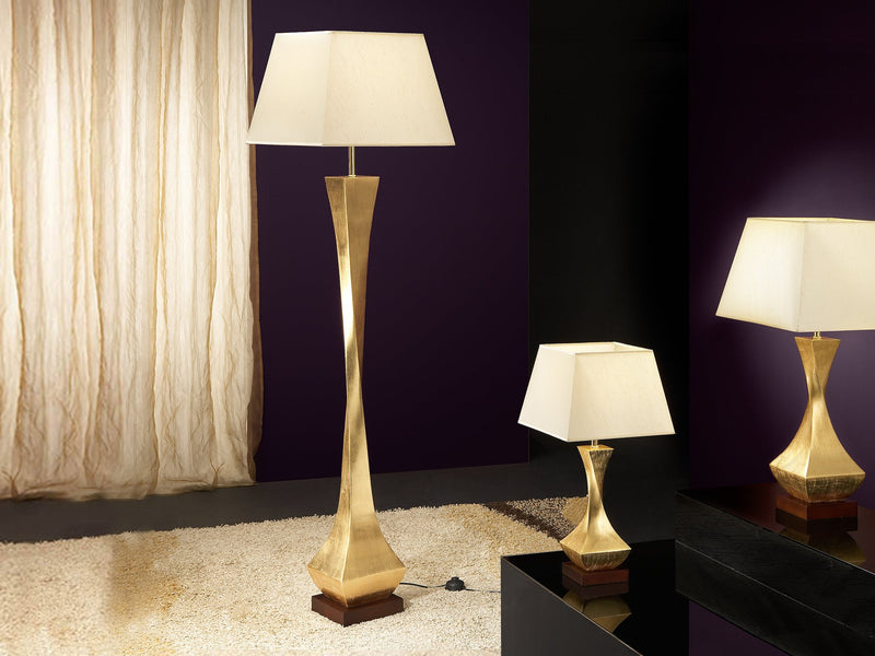 DECO floor lamp, 1l, gold