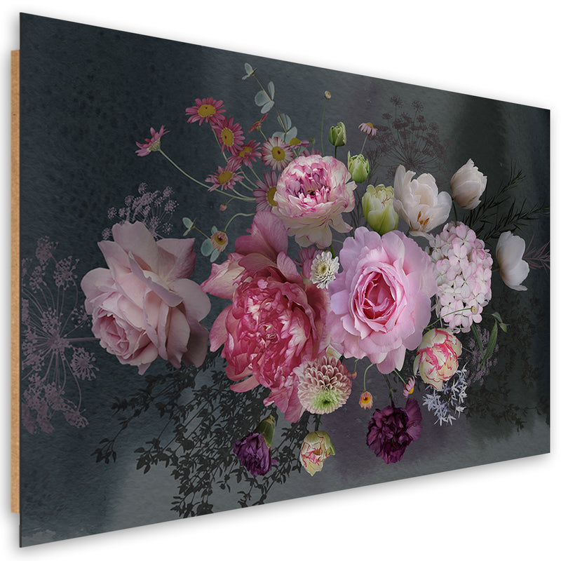Deco panel print, Bouquet of flower vintage