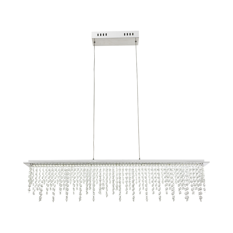 Linear suspension Globo Lighting SCALA metal chrome LED