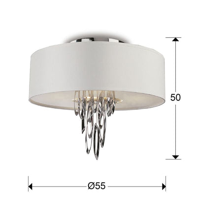 DOMO ceiling lamp 4l, chrome