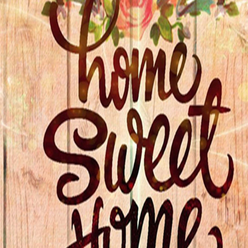 Separador de ambientes de doble cara, letras Home Sweet Home