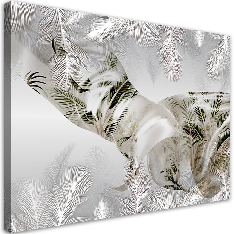 Canvas print, Leaves in the wind