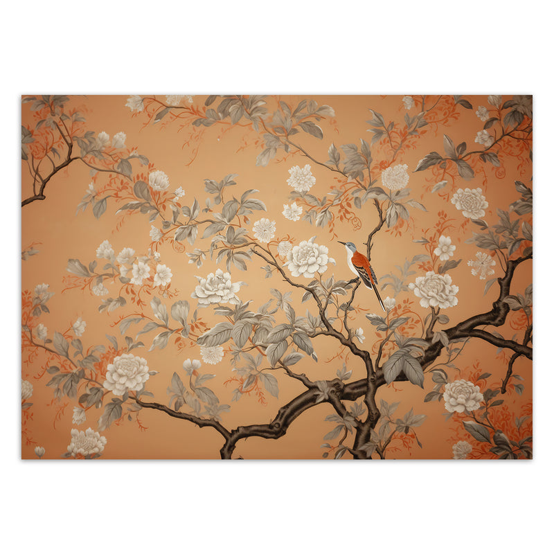 Wallpaper, Bird Tree Chinoiserie