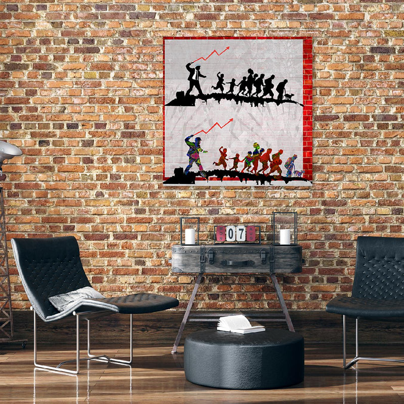 Canvas print, Banksy The Whip