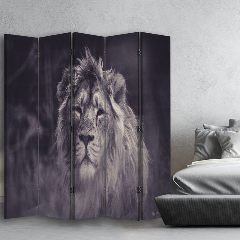 Room divider Double-sided rotatable, Proud lion
