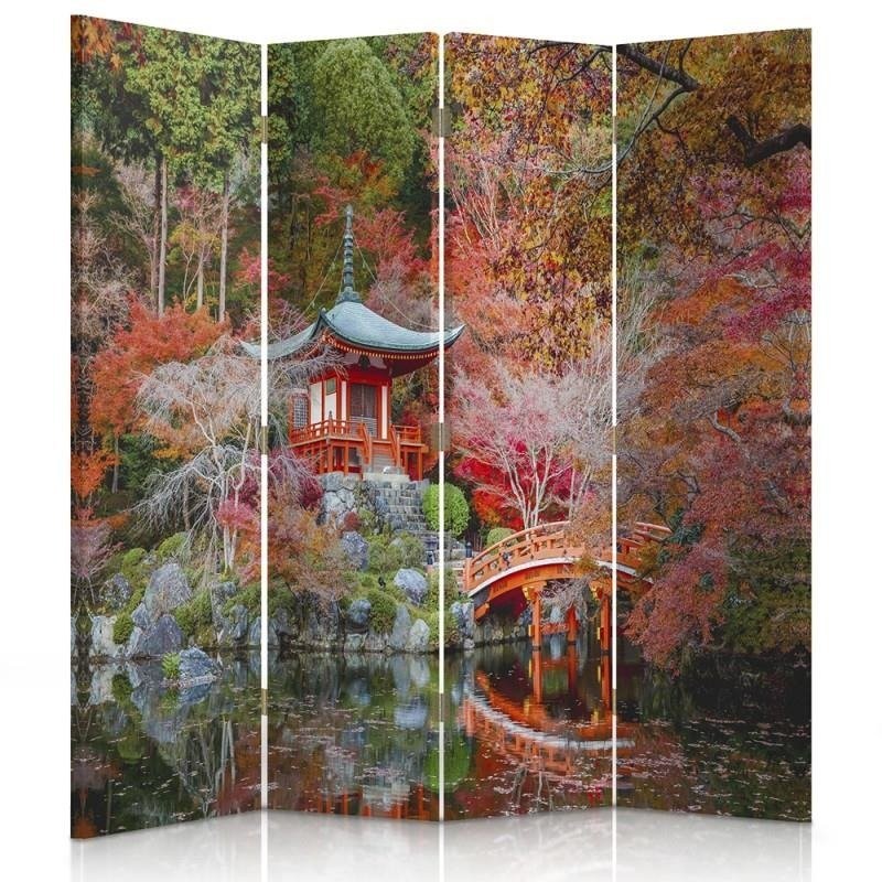 Room divider Double-sided, Japanese style garden