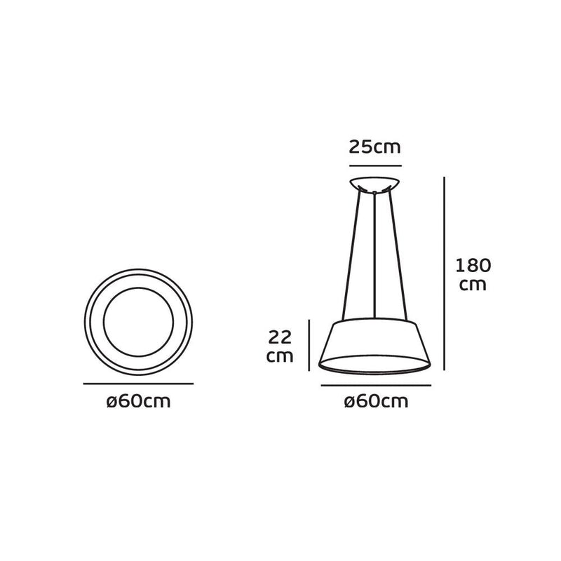 Pendants VK Leading Light (VK/04415PE/W/W) LED