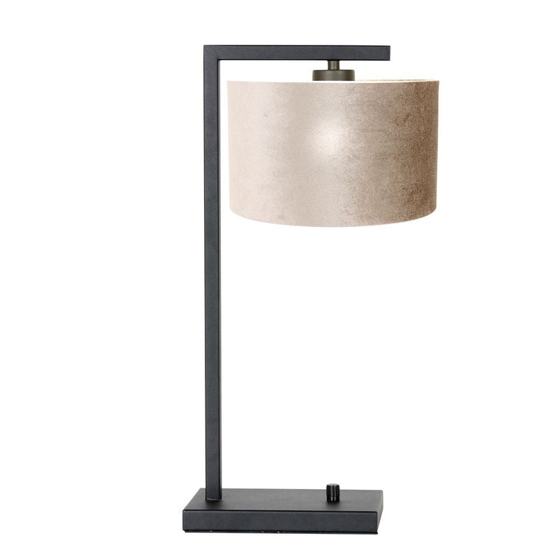 Table lamp Rod metal silver E27