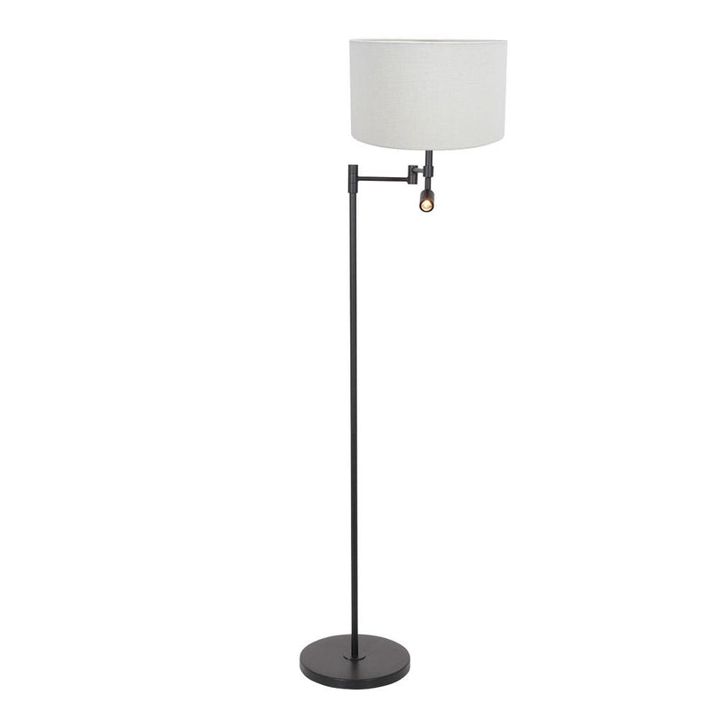 Floor lamp Rod linen white LED / E27 2 lamps
