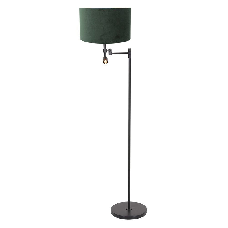 Floor lamp Rod metal green LED / E27 2 lamps