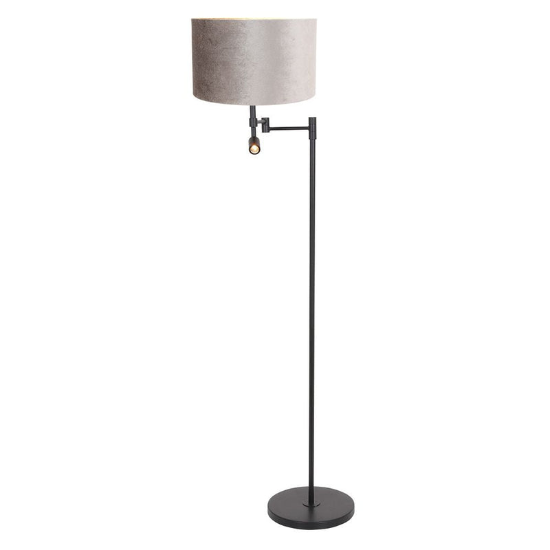 Floor lamp Rod metal silver LED / E27 2 lamps