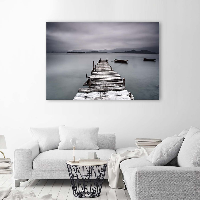 Canvas print, Winter lake