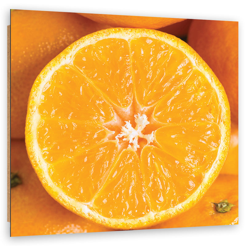 Deco panel print, Orange macro