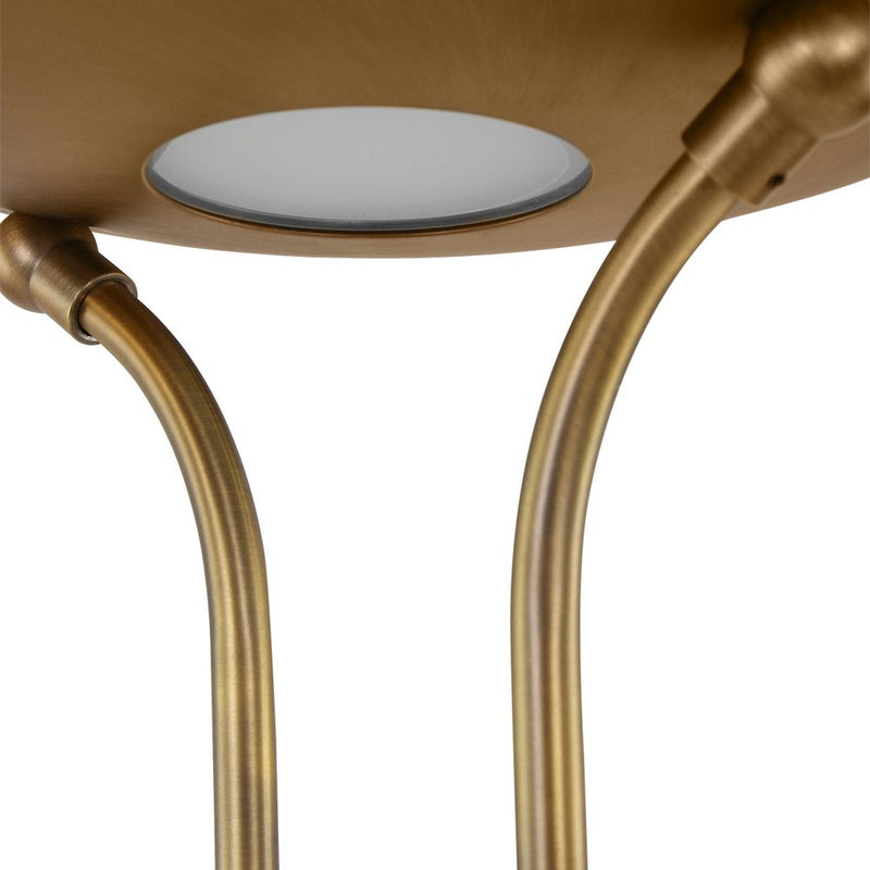 Floor lamp Biron glass bronze LED 2 lamps
