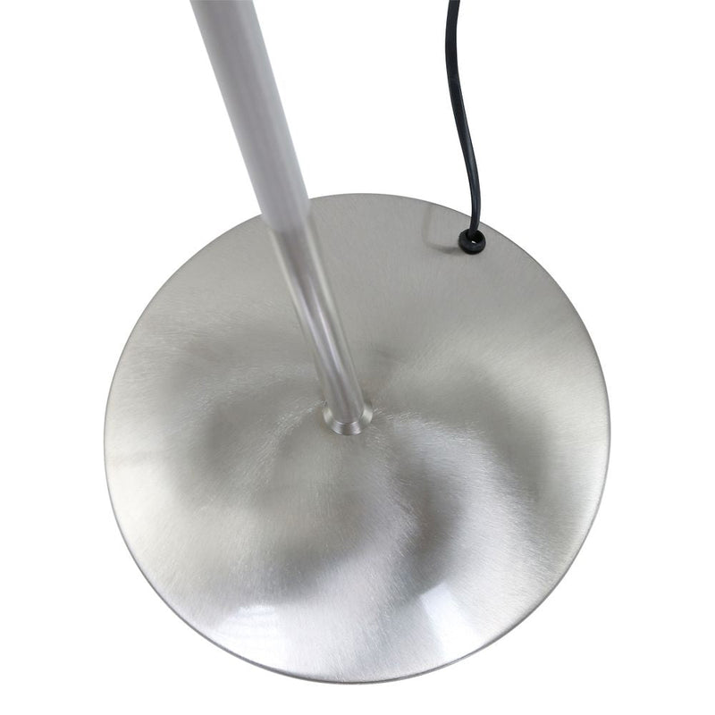 Floor lamp Biron glass steel LED