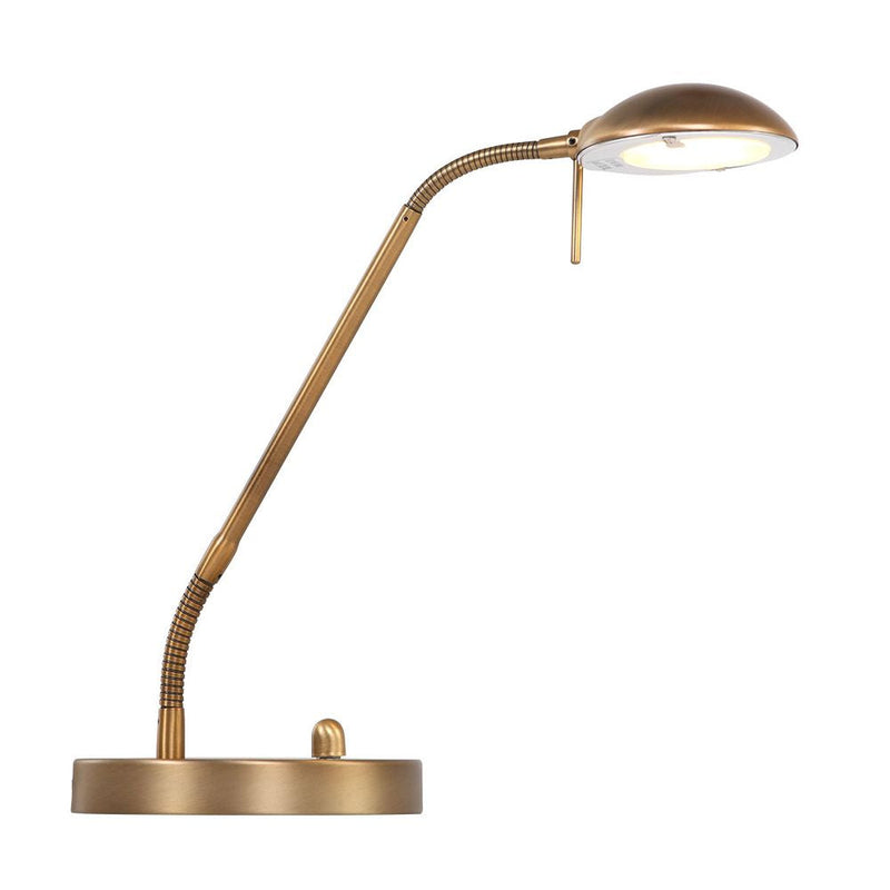 Desk lamp Biron glass bronze LED