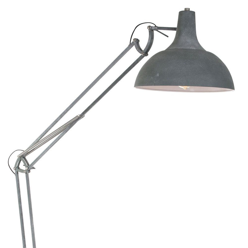 Floor lamp Office Magna metal grey E27