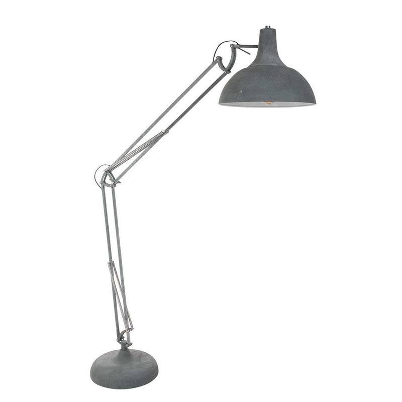Floor lamp Office Magna metal grey E27