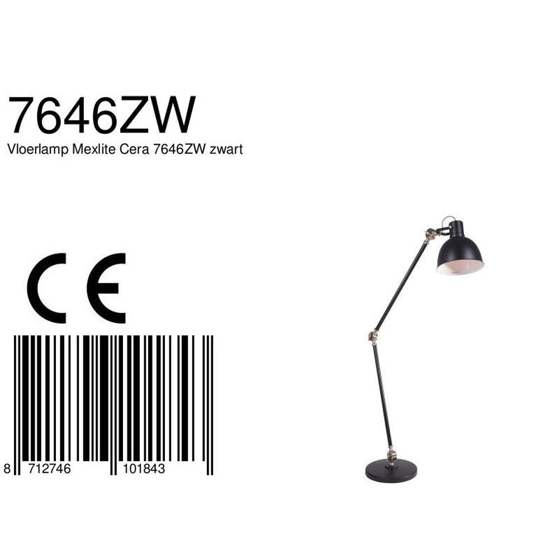 Floor lamp Cera metal metal E27