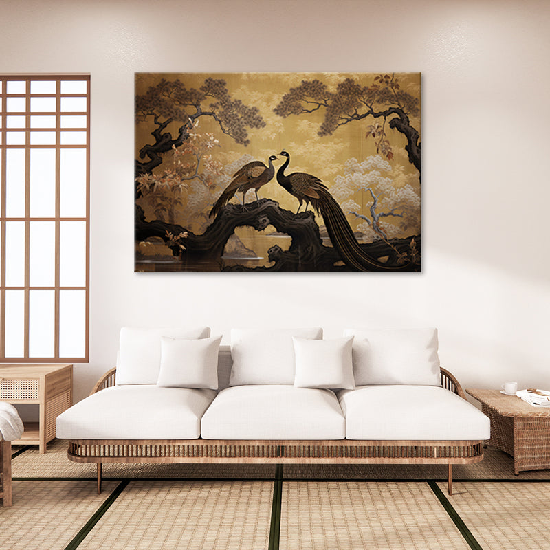 Canvas print, Peacock Bonsai Tree