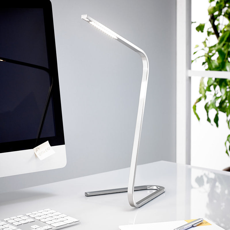 Table Lamp T80 1xLED Integrated Max.6W Satin/Black PVC