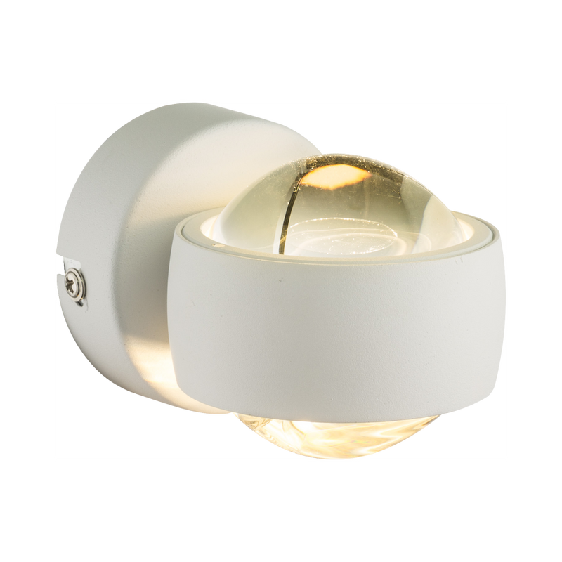 Washer sconces Globo Lighting RANDI metal white LED 2 bulbs 
