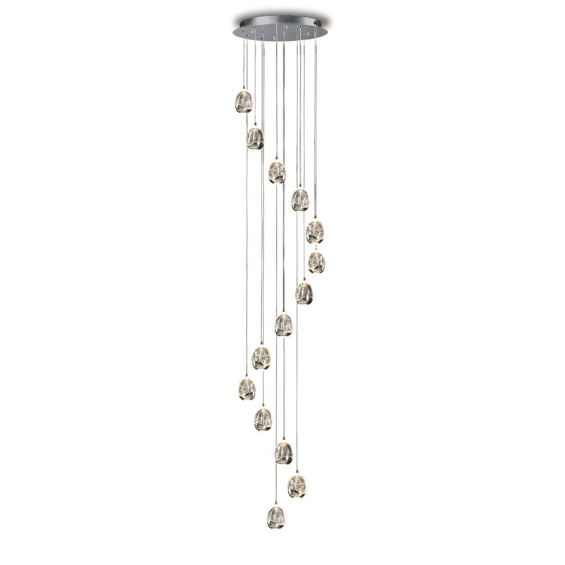ROCIO large lamp 14 led chrome dimmabl