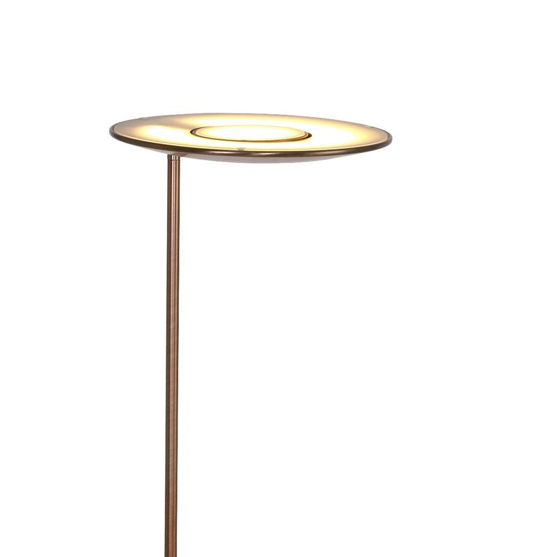 Floor lamp Zenith LED plastic bronze LED 2 lamps