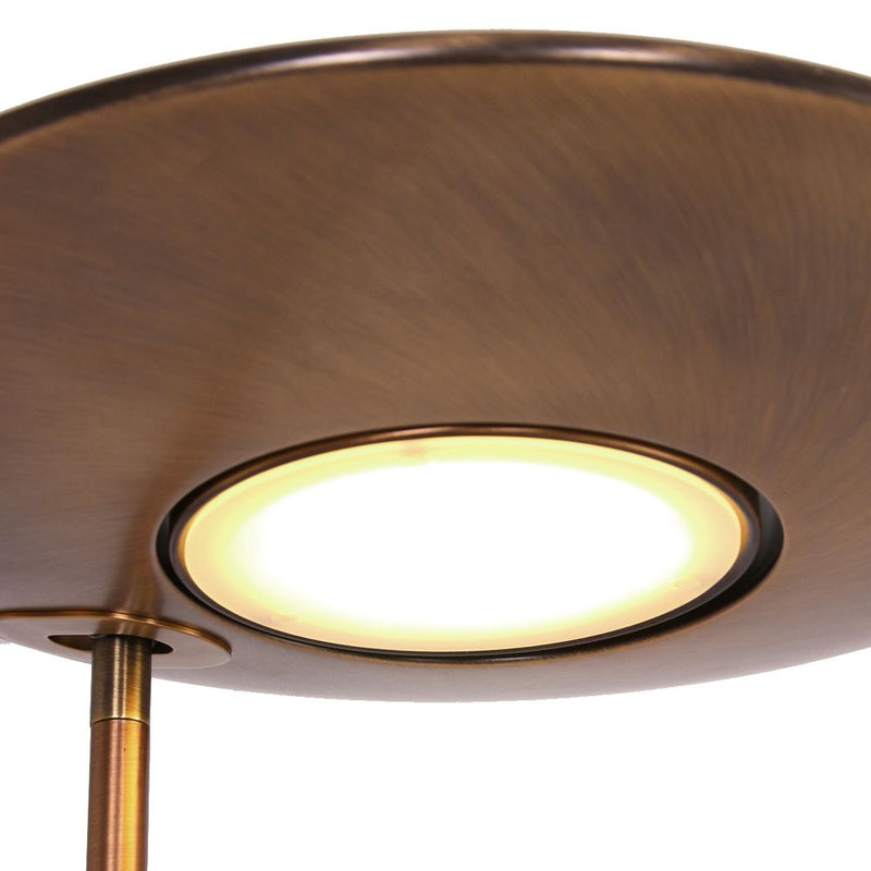 Floor lamp Zenith LED plastic bronze LED 2 lamps