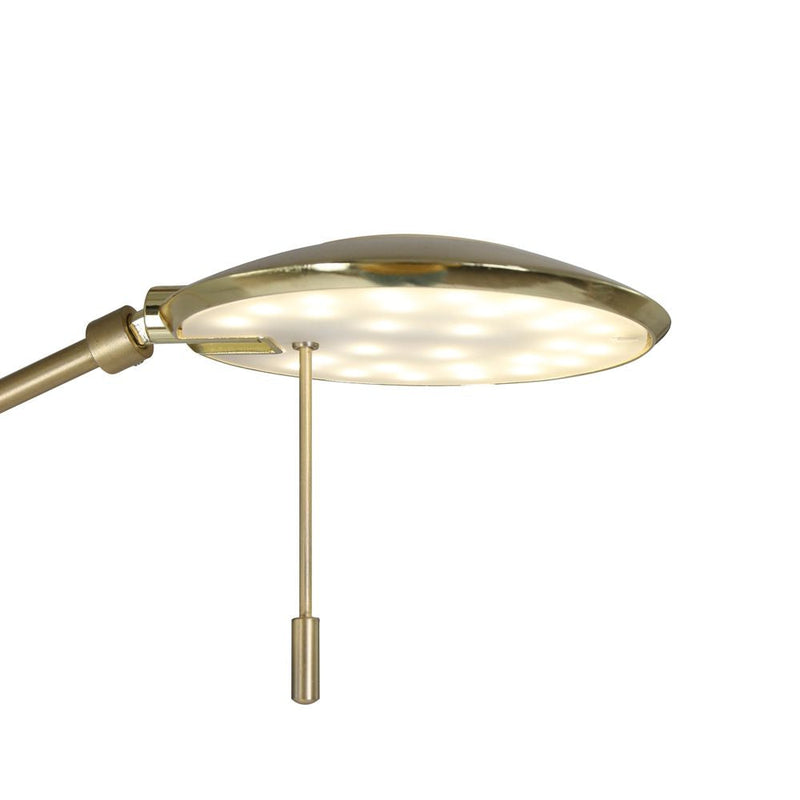 Floor lamp Zenith LED plastic brass LED 2 lamps