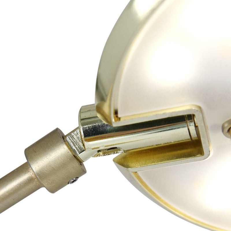Floor lamp Zenith LED plastic brass LED 2 lamps