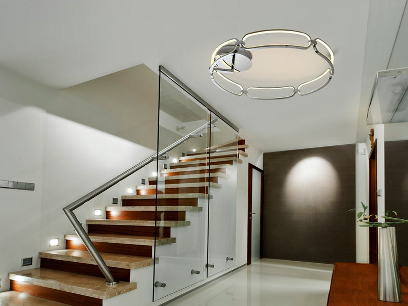 COLETTE led ceiling lamp d80, chrome