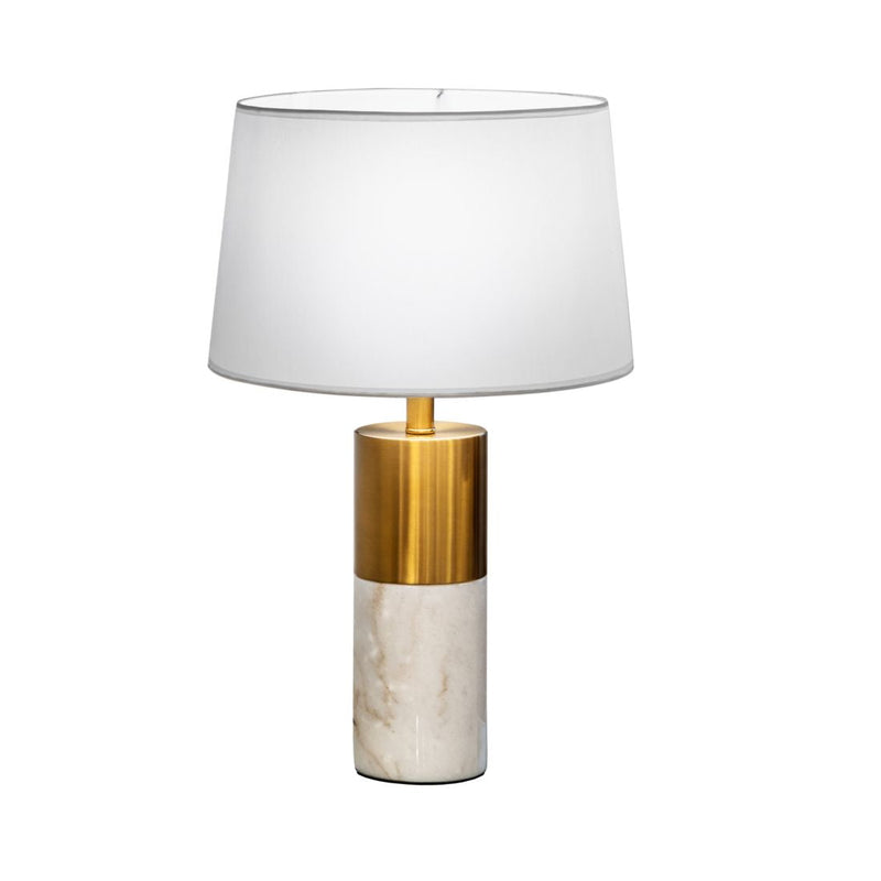 LUCIAN table lamp 1l, white marble