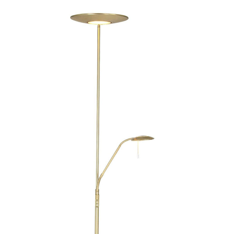 Floor lamp Zodiac LED plastic brass LED 2 lamps