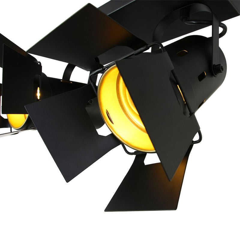 Spotlight Carrг metal black E27 2 lamps