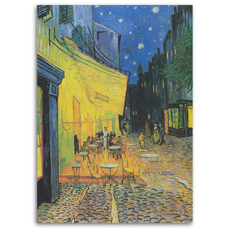 Deco panel print, Terrace of a cafÃ© at night - v. van gogh reproduction