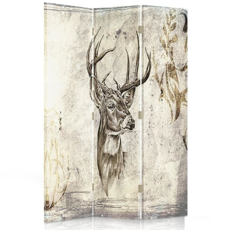 Room divider Double-sided rotatable, Distinguished Deer
