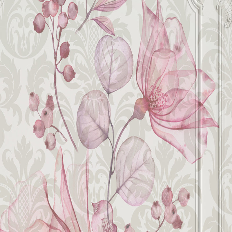 Room divider Double-sided rotatable, Baroque flowers