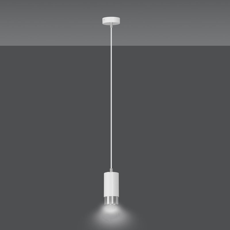 FUMIKO pendant lamp 1L, white, GU10