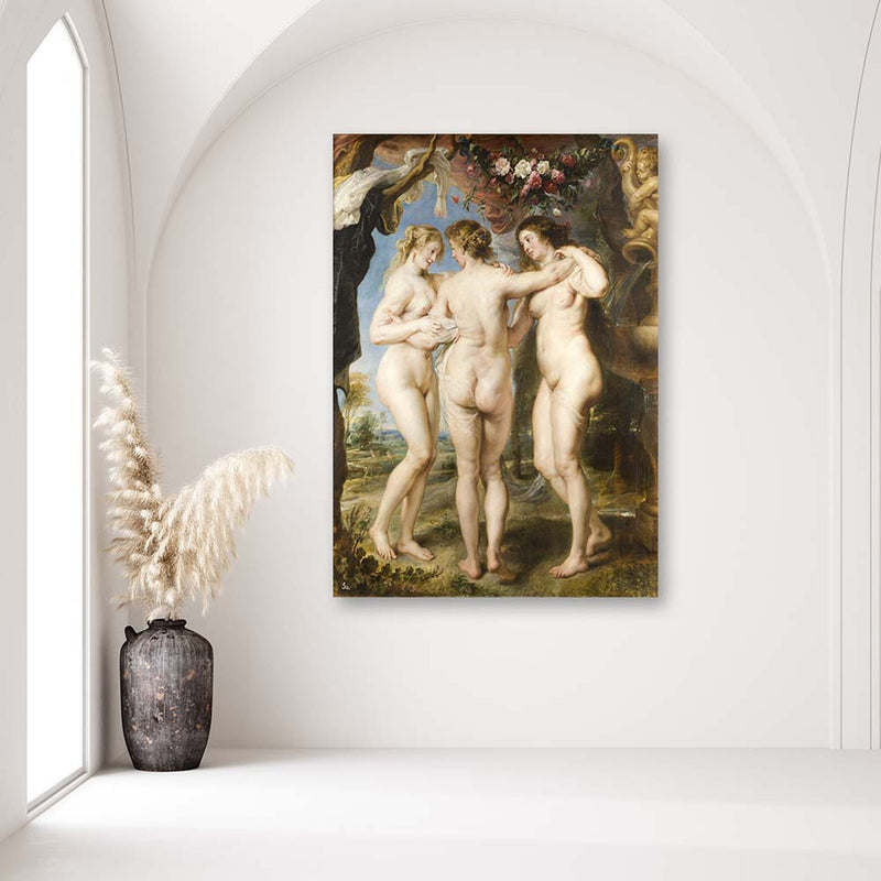 Deco panel print, Three graces - p. P. Rubens reproduction