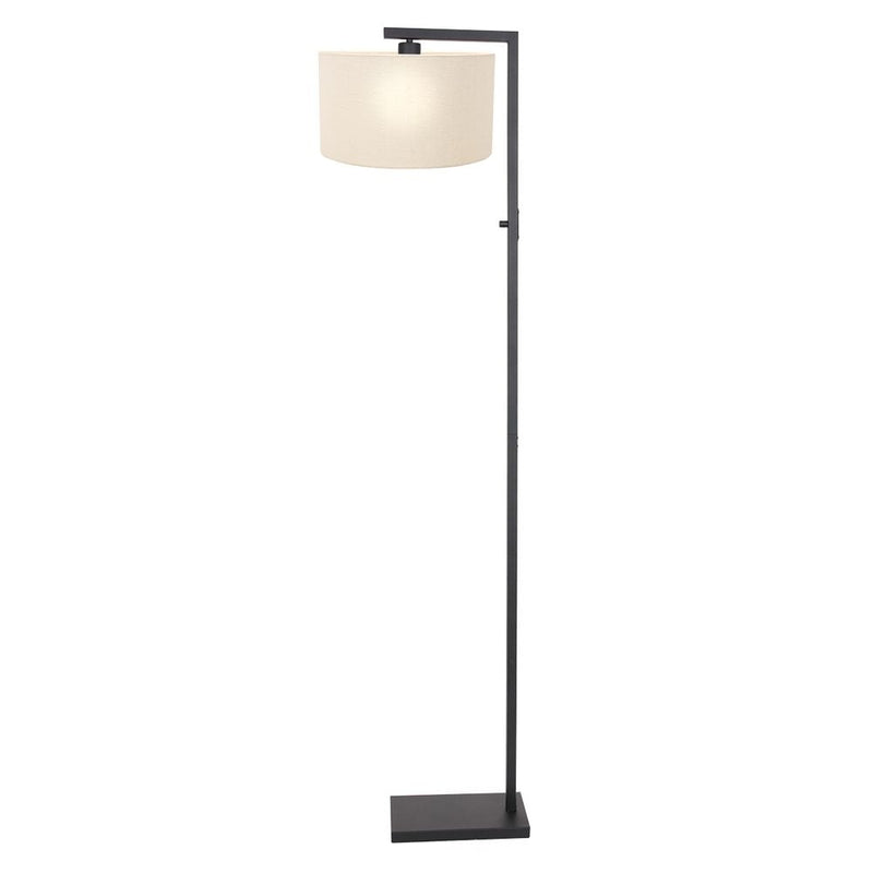 Floor lamp Rod linen white E27
