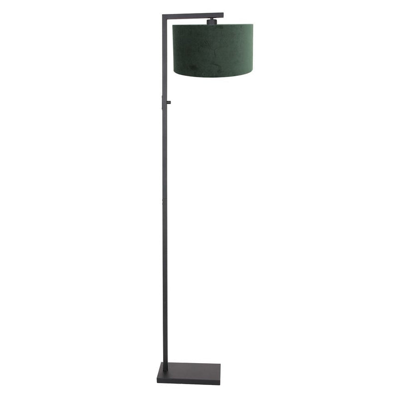 Floor lamp Rod metal green E27