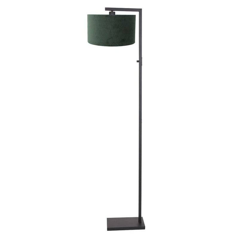 Floor lamp Rod metal green E27
