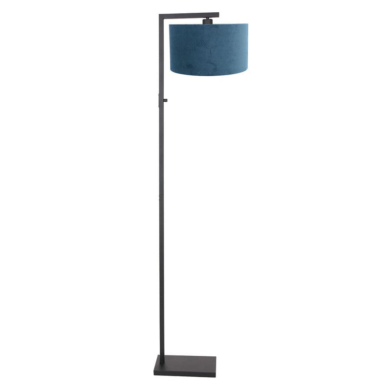 Floor lamp Rod metal blue E27