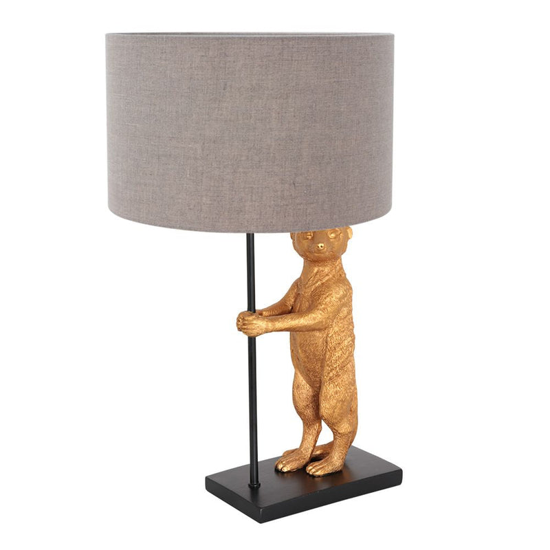 Table lamp Animaux linen grey E27