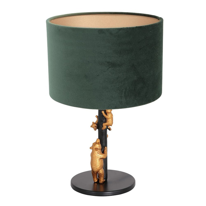 Table lamp Animaux metal green E27