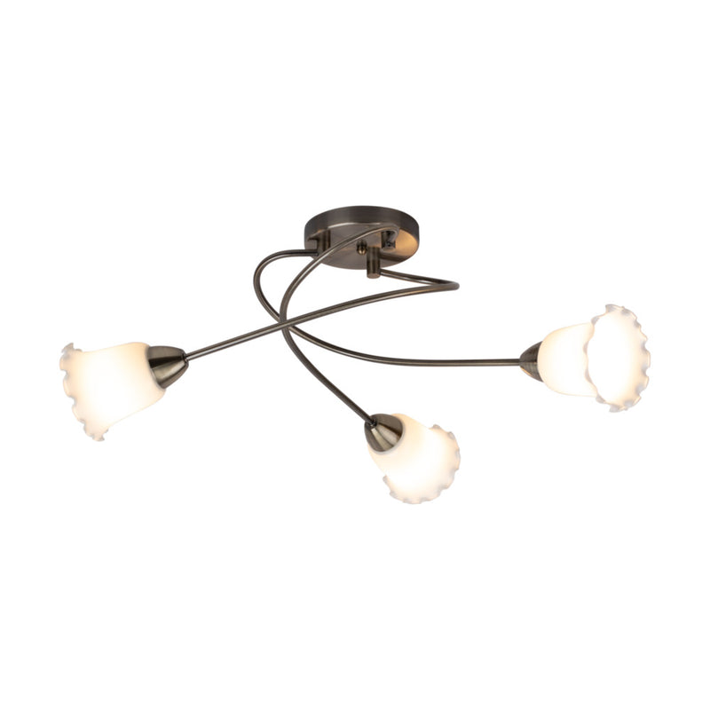 Faria Ceiling Lamp 3xE27 Max.60W Patina/White